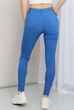 Load image into Gallery viewer, YMI Jeanswear Kate Hyper-Stretch Full Size Mid-Rise Skinny Jeans in Electric Blue
