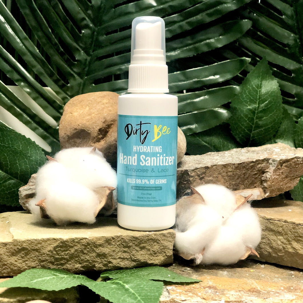 Turquoise & Lace Hand Sanitizer Spray | 2oz