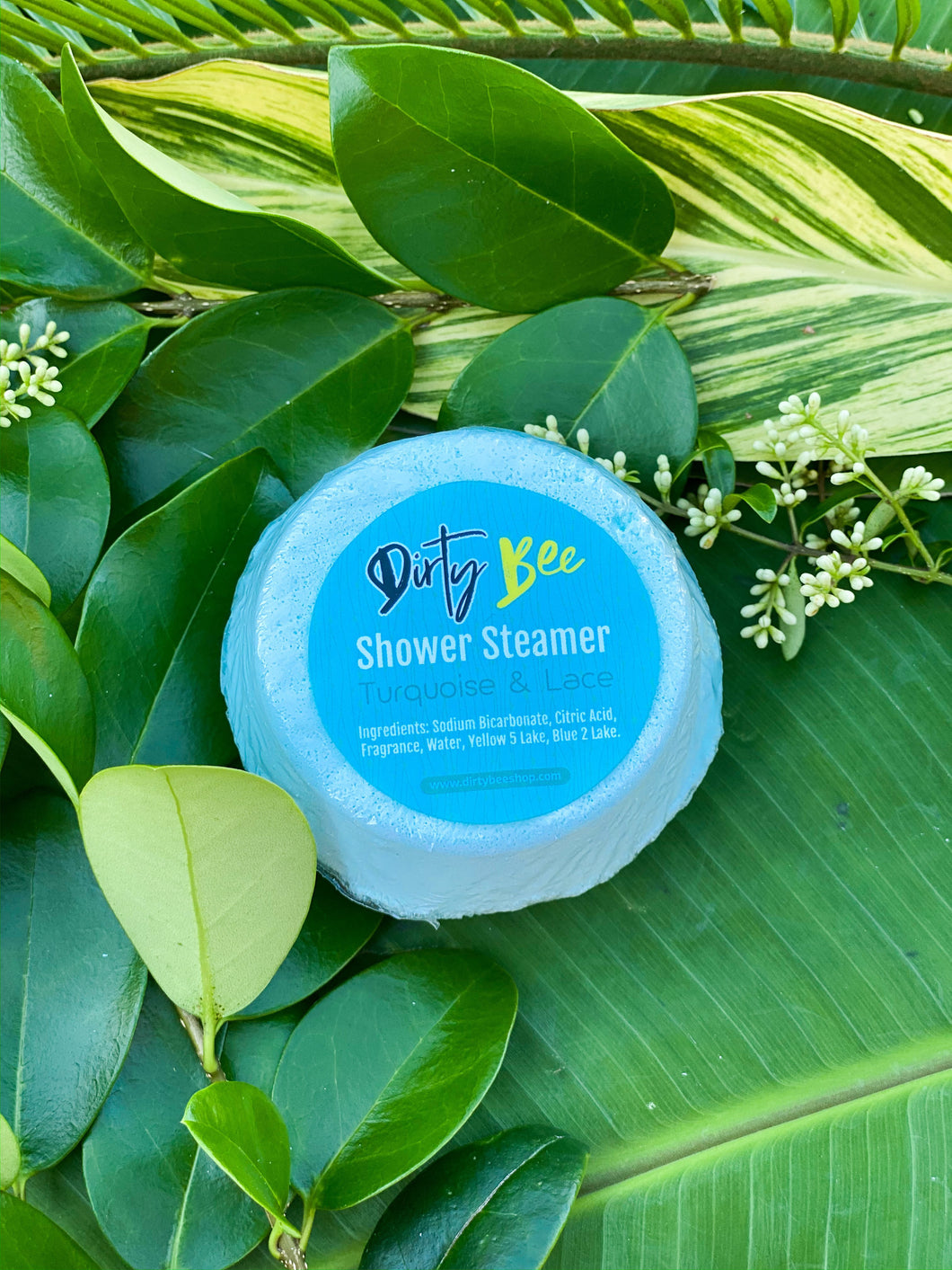 Turquoise & Lace Shower Steamer