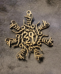 Snowflake ornament